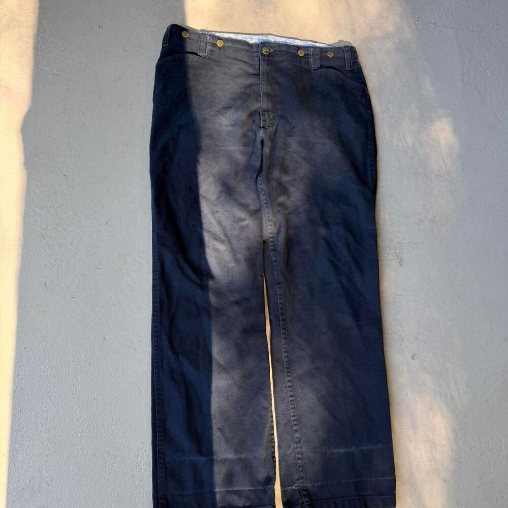 Ben-davis Men's Navy and Black Trousers